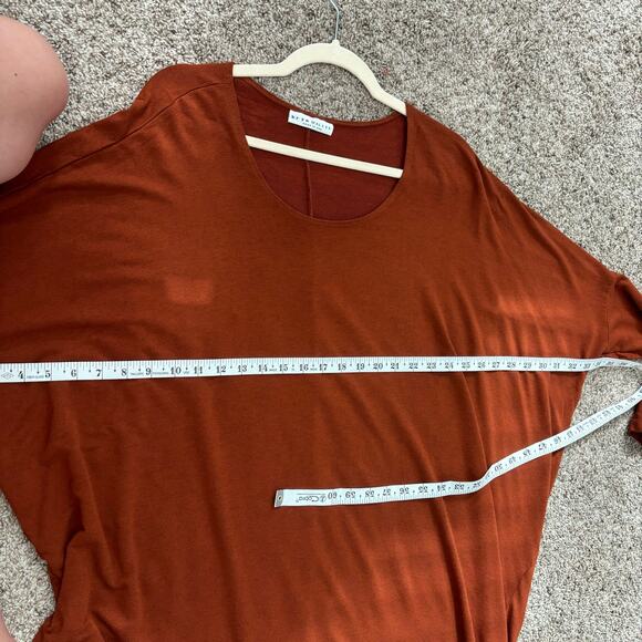 Bryn Walker Rachelle Tunic Soft Stretch Jersey Long Sleeve Top Sequoia Sz XL - Picture 12 of 13